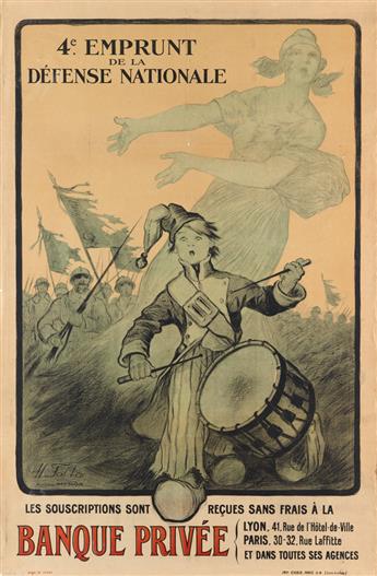 VARIOUS ARTISTS. [WORLD WAR I / FRANCE.] Group of 23 posters. Sizes vary.